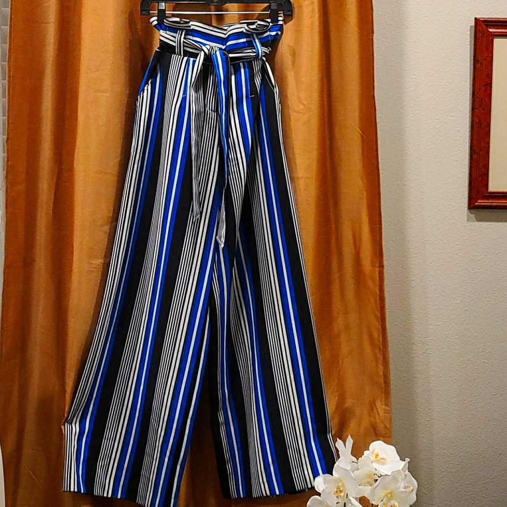 Wide leg dress pants